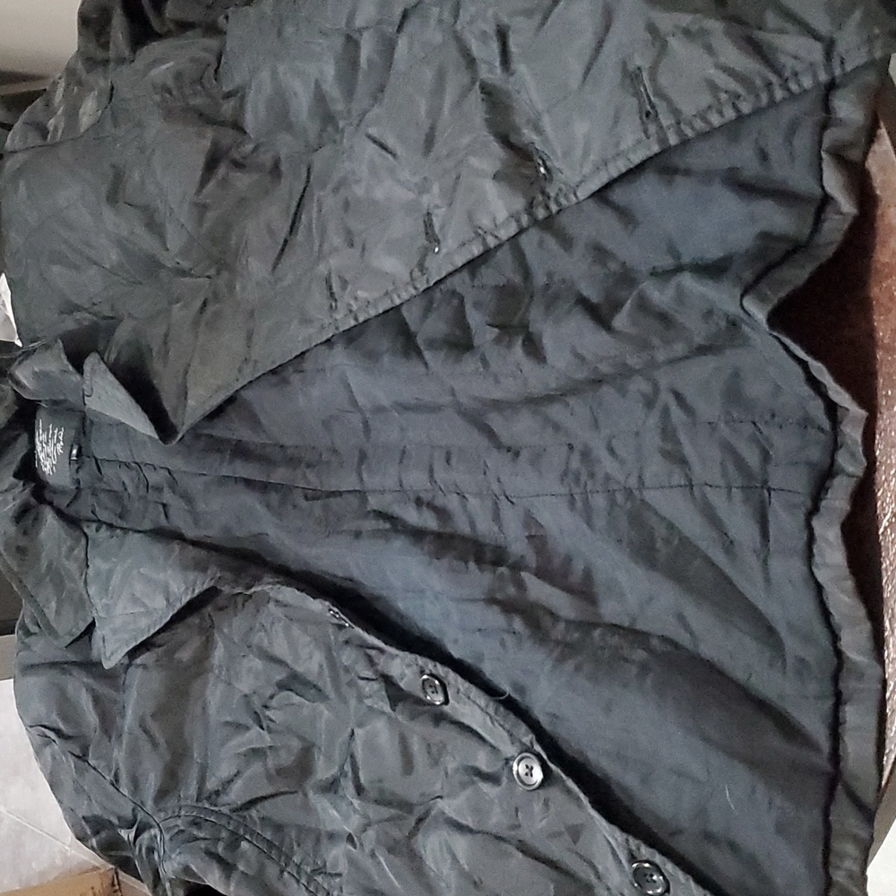 Women's black quilted jacket